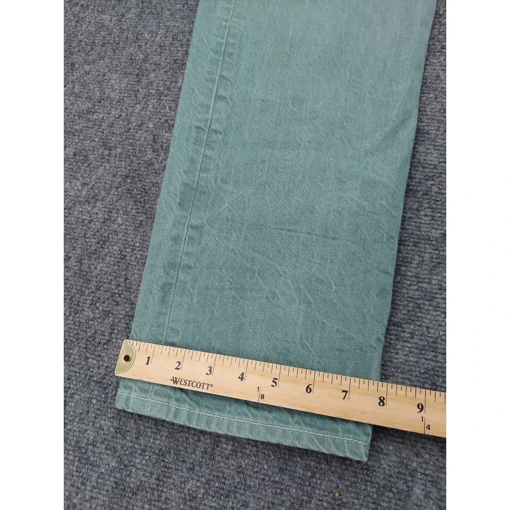 Levis‎ 501 XX Jeans Mens 30x28 Green Button Fly Straight Leg (tag size 33x32)